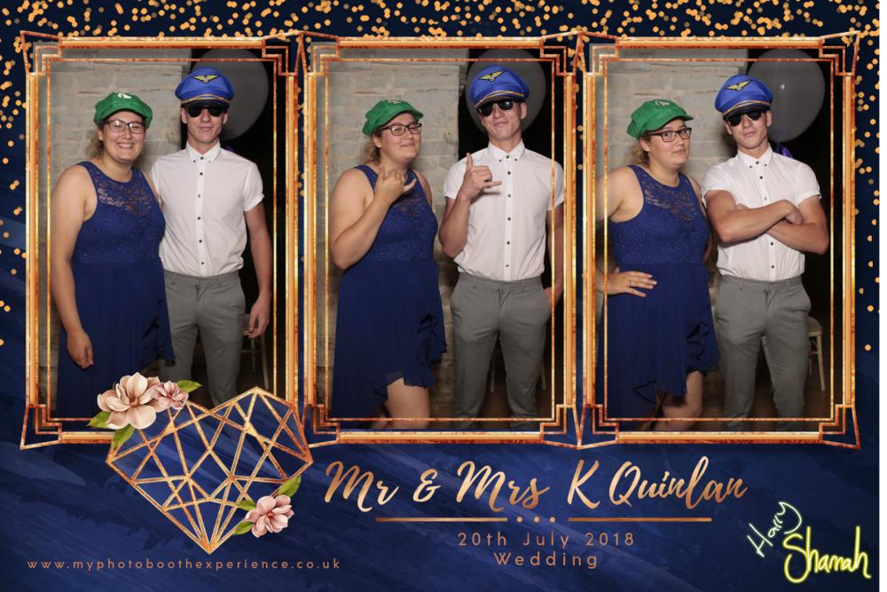 Mr & Mrs K Quinlan | View more photos from the event at gallery.myphotoboothexperience.co.uk/u/MyPhotoBoothExperienceLtd/Mr-Mrs-K-Quinlan